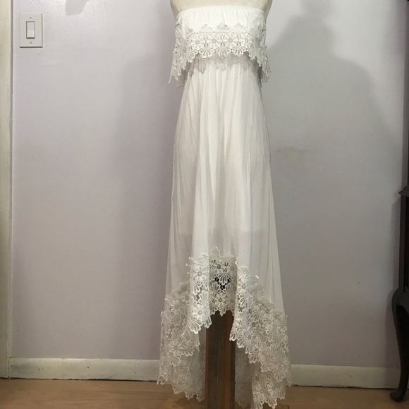 Solitaire Other - Solitaire Swim High Low Crochet Dress